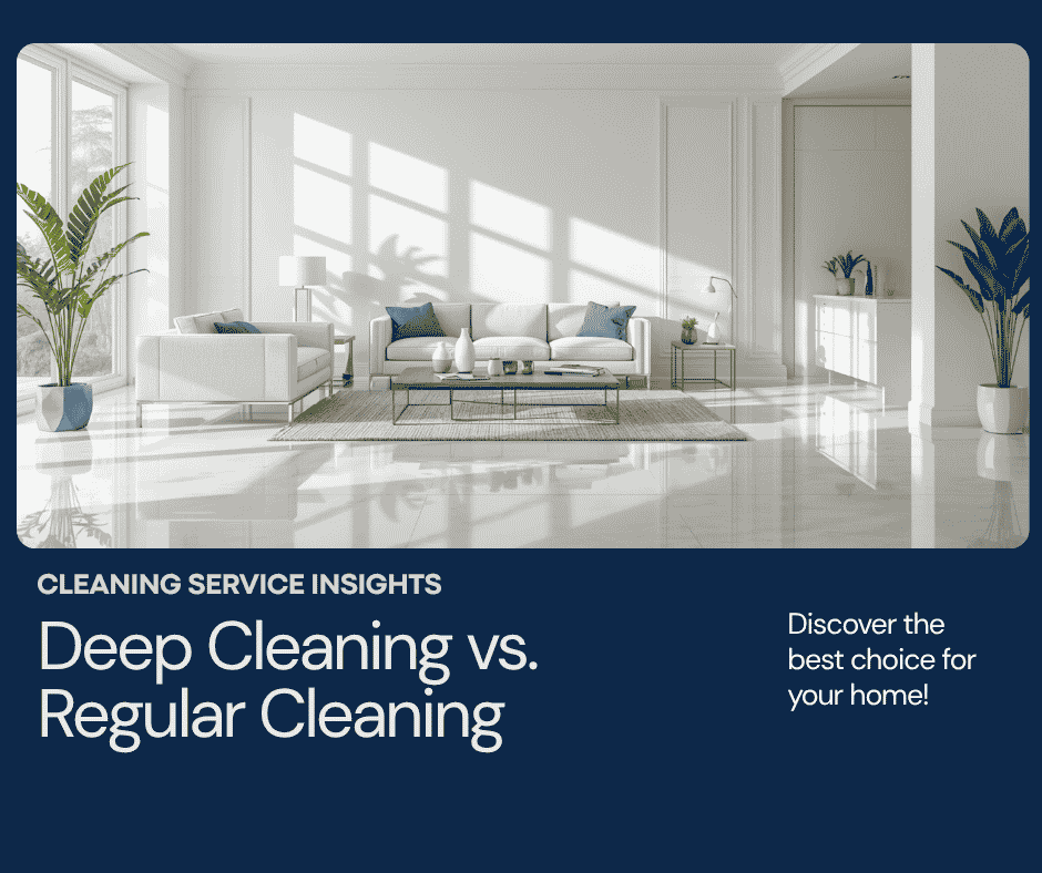 Deep Cleaning vs. Regular Cleaning — What's the Difference?